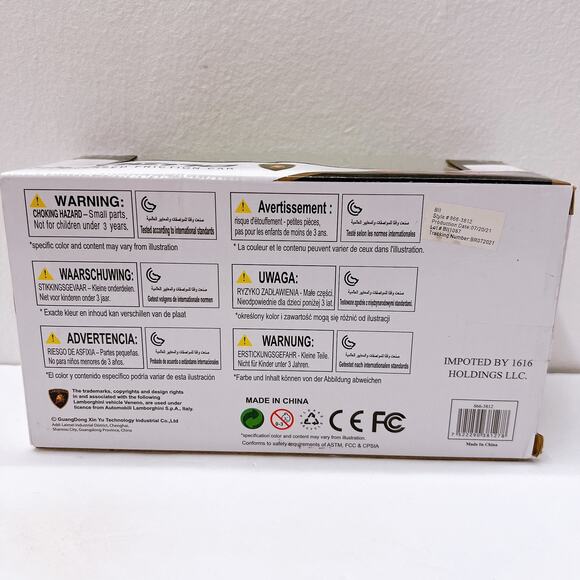 NEW! Lamborghini Veneno Friction Car 1:24 Scale Green Car Collectible Toy - Picture 8 of 8